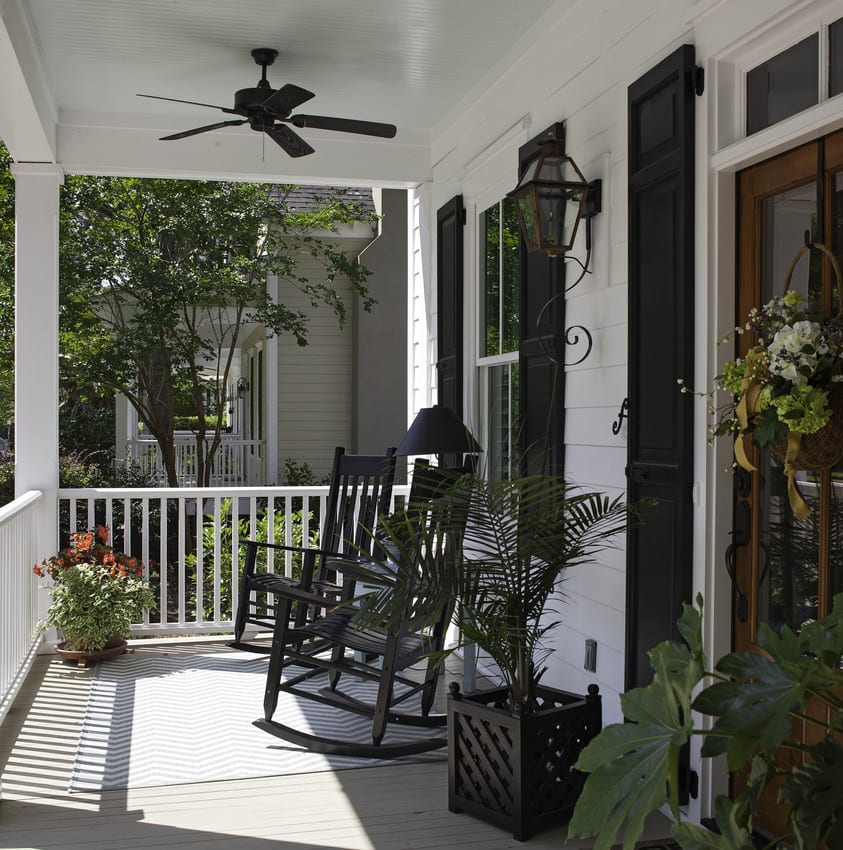 Front Porch - Raised Panel Shutters