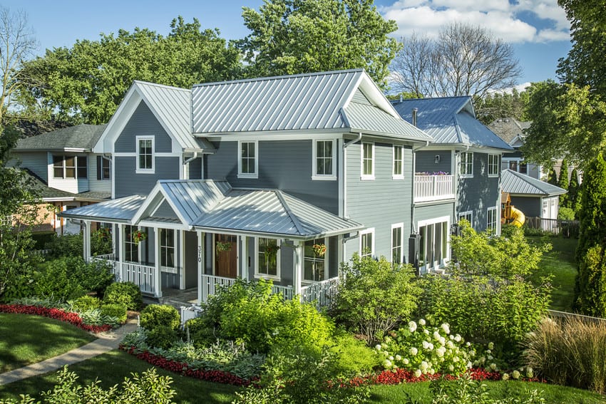 James Hardie Plank siding w metal roof custom