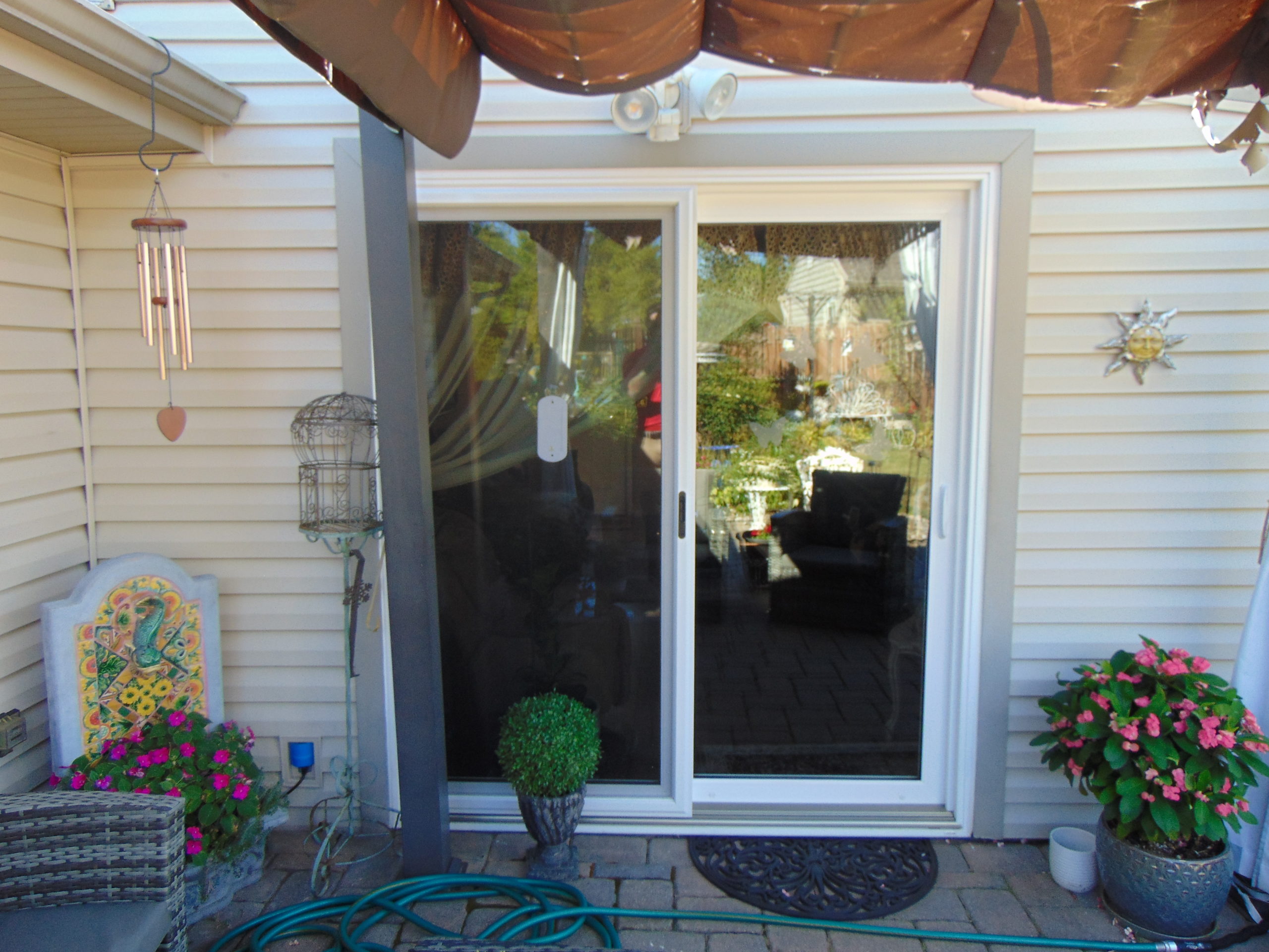 White Patio Door